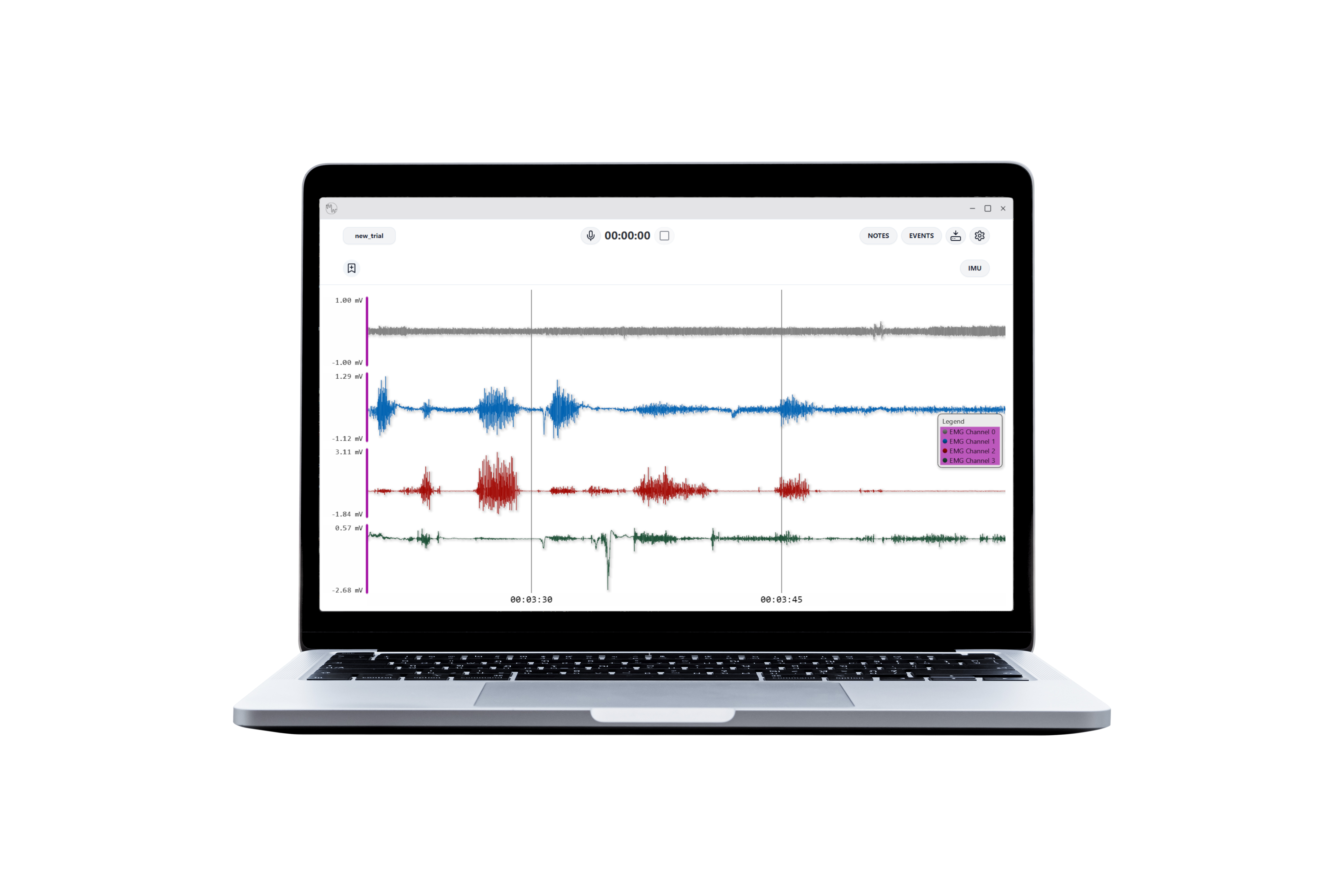EMGenius desktop view on a laptop